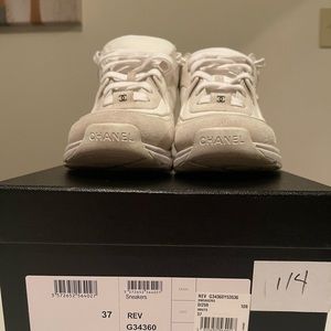 CHANEL TRAINER SNEAKERS